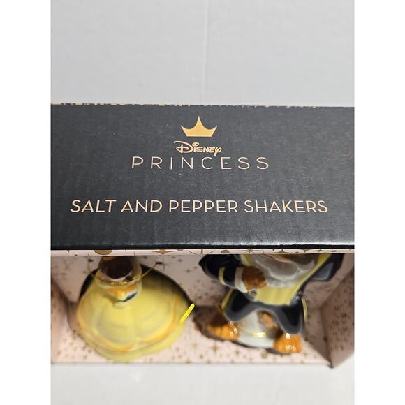 NEW Hand Painted Beauty and The Beast Salt and Pepper Shakers Set-Disney - Picture 5 of 9